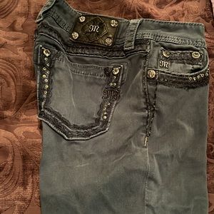 MISS ME SZ 27, SKINNY JEANS, TEAL